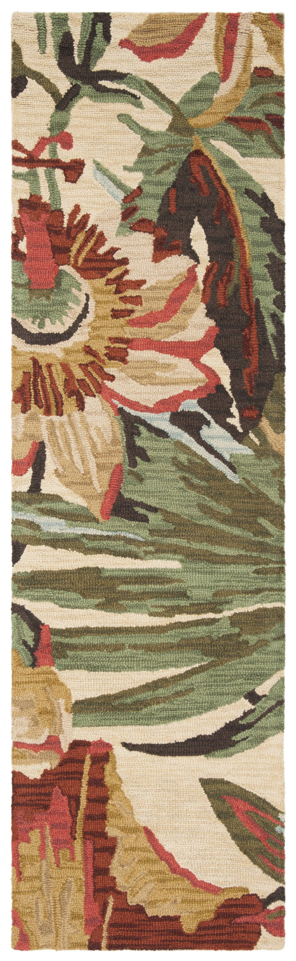 Safavieh Jardin Hand-Tufted Wool Rug In Ivory With Vibrant Botanical Florals — Plush, Durable, Artisanal Design 6'-0" x 9'-0" JAR325A-6