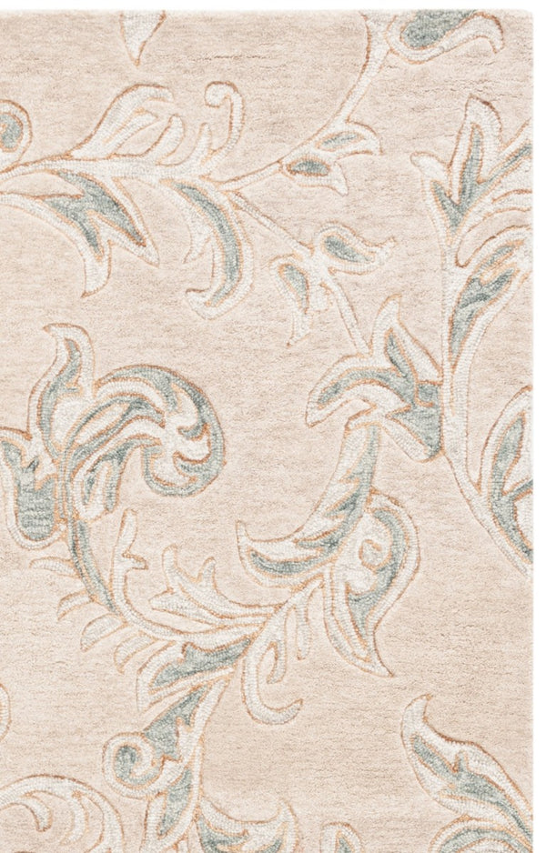 Safavieh Jardin Hand-Tufted Wool Cotton Floral Runner Rug for Hallways and Entryways 5'-0" x 8'-0" JAR328B-5
