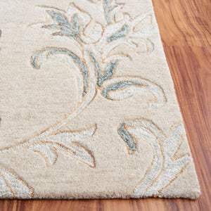 Safavieh Jardin Hand-Tufted Wool Cotton Floral Runner Rug for Hallways and Entryways 6'-0" x 9'-0" JAR328B-6