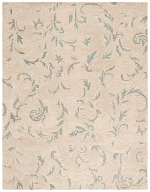 Safavieh Jardin Hand-Tufted Wool Cotton Floral Runner Rug for Hallways and Entryways 8'-0" x 10'-0" JAR328B-8