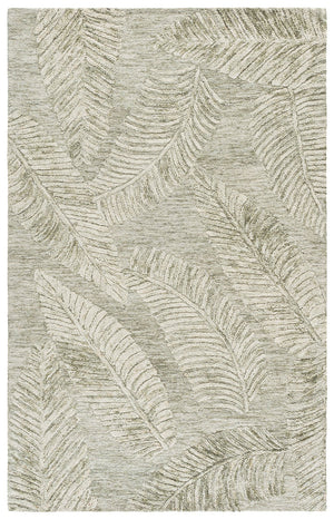 Safavieh Jardin Hand-Tufted Sage And Ivory Floral Rug — Wool-Cotton Blend, Low Pile, Artisanal Quality 6'-0" x 6'-0" JAR331W-6SQ
