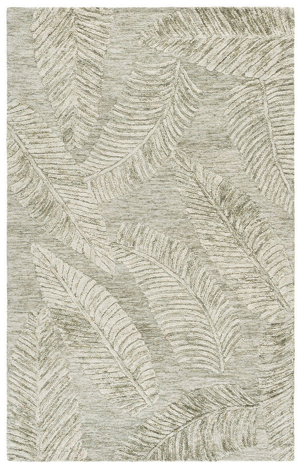 Safavieh Jardin Hand-Tufted Sage Ivory Floral Runner Rug — Wool-Cotton Blend, Low-Profile Comfort & Durability 2'-3" x 8'-0" JAR331W-28