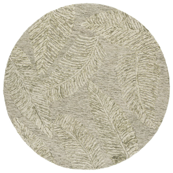 Safavieh Jardin Hand‑Tufted Sage And Ivory Floral Area Rug — Wool-Cotton Blend, Low-Profile Elegance For Living Rooms 8'-0" x 10'-0" JAR331W-8