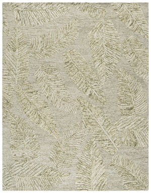 Safavieh Jardin Hand‑Tufted Sage And Ivory Wool Rug With Floral Motif, Plush Low‑Pile Texture For Timeless Rooms 4'-0" x 6'-0" JAR331W-4