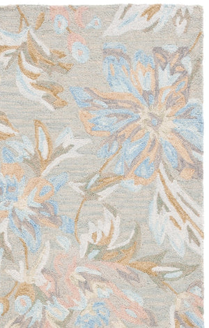 Safavieh Jardin Hand Tufted Wool Runner Rug with Country Floral Pattern for Hallway Entryway 5'-0" x 8'-0" JAR351F-5