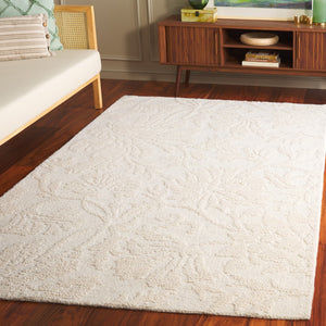 Safavieh Jardin Hand-tufted Area Rug: Luxurious Floral Design For Elegant Living Spaces And Cozy Comfort Ivory 85% Wool,15% Cotton Jar353a-4