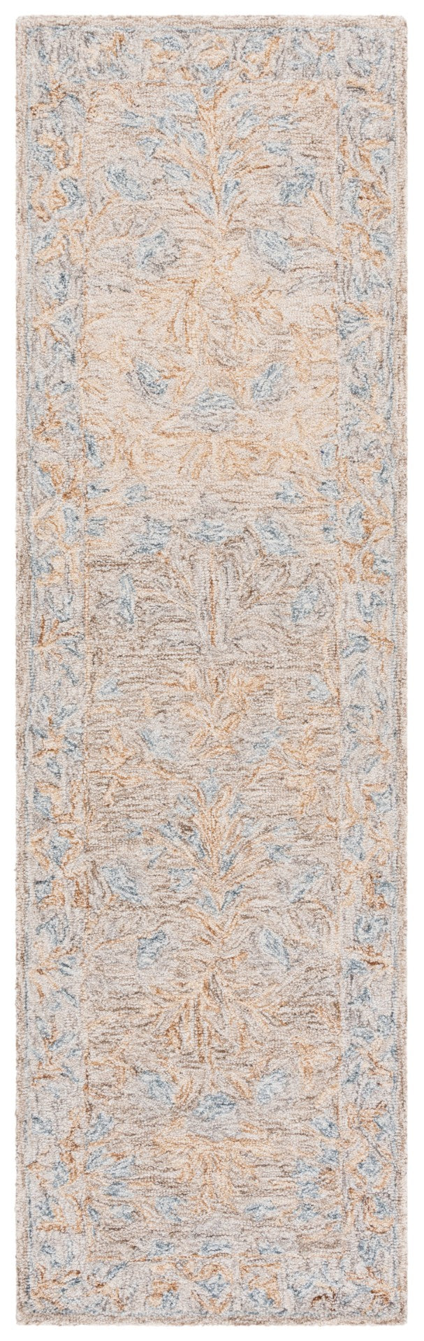 Safavieh Jardin Floral Area Rug - Handcrafted Wool & Cotton, Elegant Design For Luxurious Home Décor Beige ,Grey 85% Wool,15% Cotton Jar354b-3