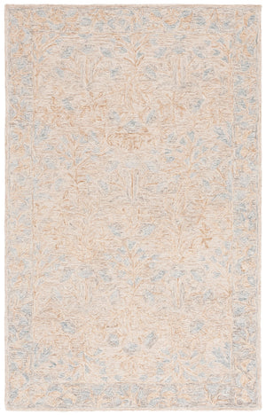 Safavieh Jardin Floral Area Rug - Handcrafted Wool & Cotton, Elegant Design For Luxurious Home Décor Beige ,Grey 85% Wool,15% Cotton Jar354b-3