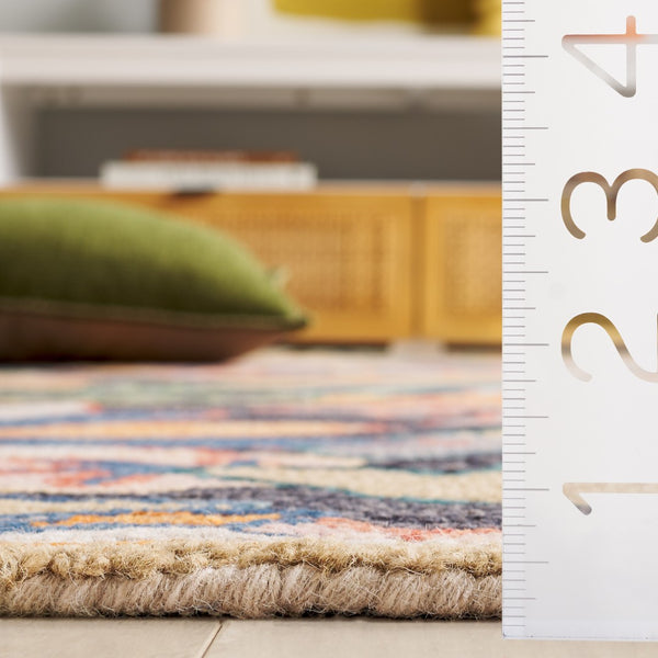 Safavieh Jardin Floral Area Rug - Hand-tufted Luxury In Wool And Cotton For Elegant Home Décor Solutions Black ,Green 85% Wool,15% Cotton Jar356z-3