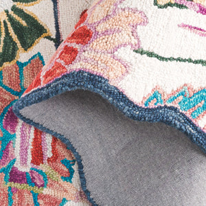 Safavieh Jardin Hand-tufted Floral Area Rug - Luxurious Wool-cotton Blend For Elegant Home Décor Solutions Green ,Ivory 85% Wool,15% Cotton Jar357y-4