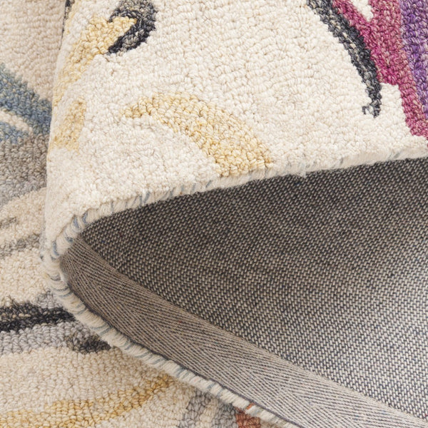 Safavieh Jardin Hand-tufted Floral Runner Rug - Luxurious Wool Blend, Elegant Design For Hallways & Entryways Ivory ,Pink 85% Wool,15% Cotton Jar360a-6r