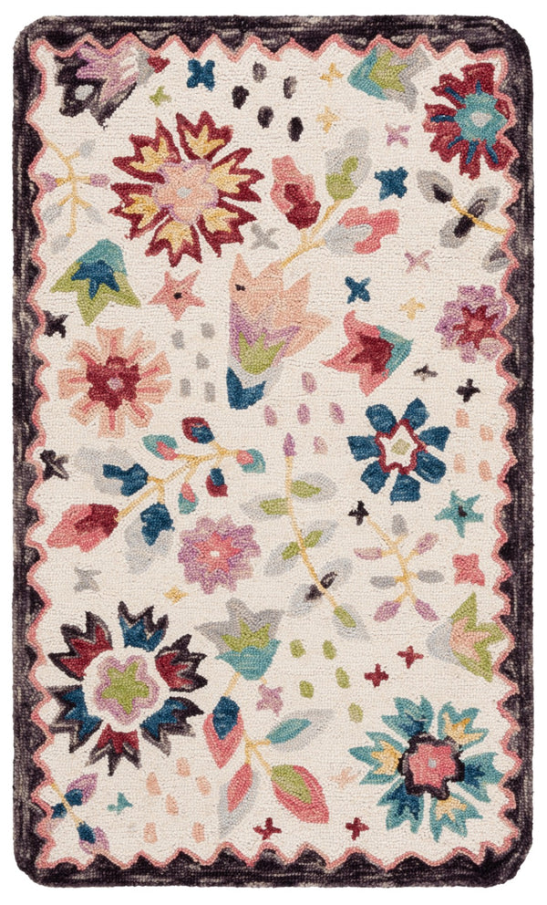 Safavieh Ivory Hand-tufted Floral Area Rug - Timeless Elegance In Wool And Cotton For Stylish Home Decor Ivory ,Light Pink 85% Wool,15% Cotton Jar366a-3090