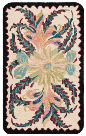 Safavieh Ivory Hand-tufted Floral Area Rug - Elegant Wool & Cotton Blend, Luxurious Artisanal Craftsmanship Ivory ,Pink 85% Wool,15% Cotton Jar367a-3
