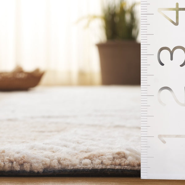 Safavieh Jardin Hand-tufted Area Rug In Elegant Taupe With Floral Design For A Cozy Living Space Decor Taupe ,Ivory 80% Wool,20% Cotton Jar375e-4