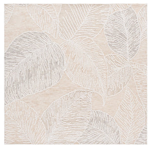 Safavieh Jardin Hand-tufted Area Rug In Elegant Taupe With Floral Design For A Cozy Living Space Decor Taupe ,Ivory 80% Wool,20% Cotton Jar375e-4