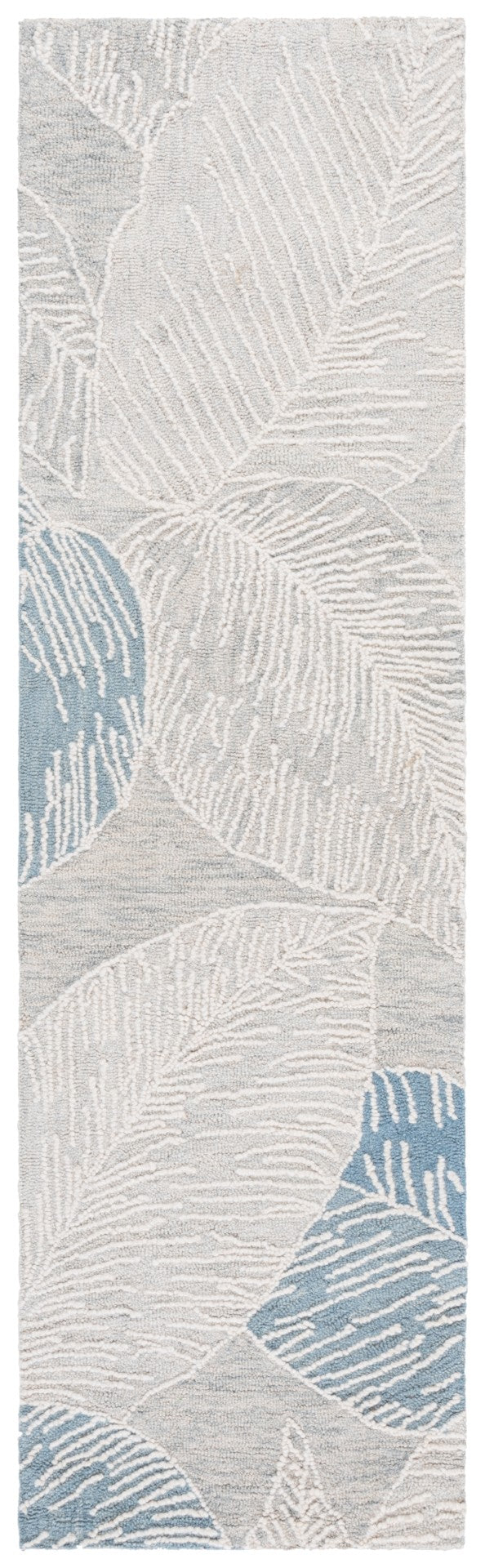 Safavieh Jardin Hand-tufted Area Rug In Elegant Taupe With Floral Design For A Cozy Living Space Decor Blue ,Ivory 80% Wool,20% Cotton Jar375m-8