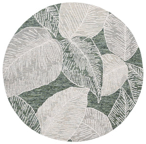 Safavieh Jardin Hand-tufted Runner Rug - Luxurious Floral Design In Warm Taupe For Elegant Home Décor Green ,Ivory 80% Wool,20% Cotton Jar375y-6r