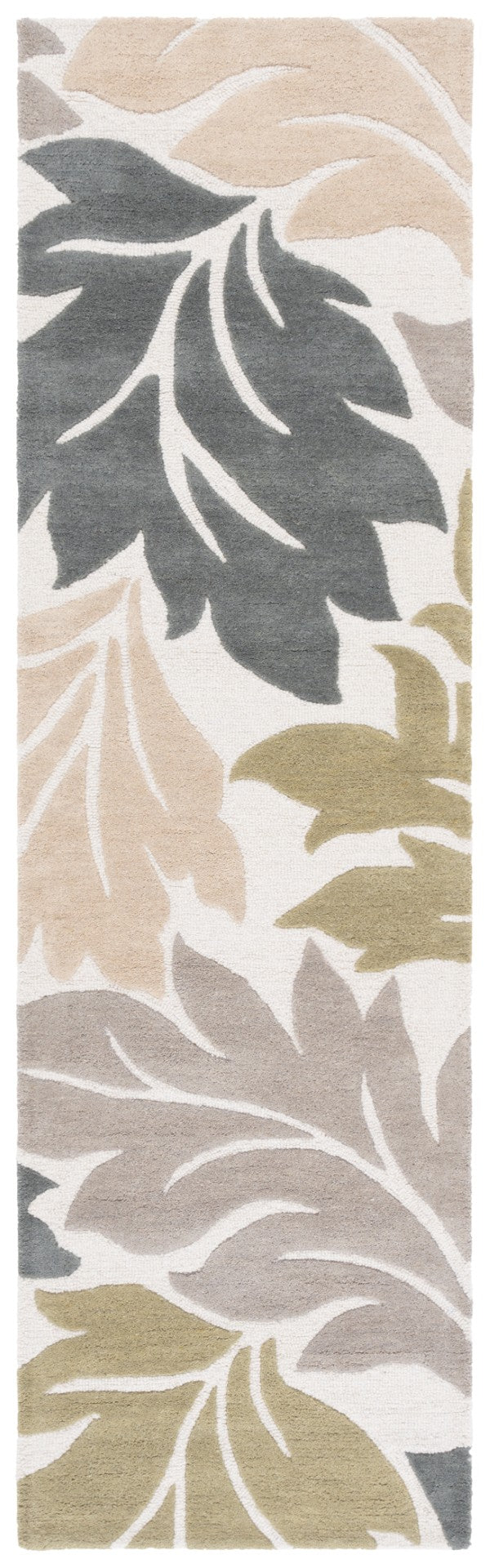 Safavieh Jardin Exquisite Hand-tufted Area Rug In Elegant Ivory And Grey For Timeless Home Decor Style Ivory ,Grey 80% Wool & 20% Cotton Jar402a-4