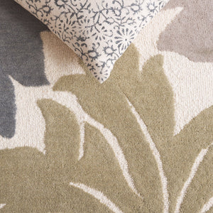 Safavieh Jardin Handtufted Runner Area Rug - Luxurious Wool & Cotton Blend For Elegant Home Décor Ivory ,Grey 80% Wool & 20% Cotton Jar402a-5