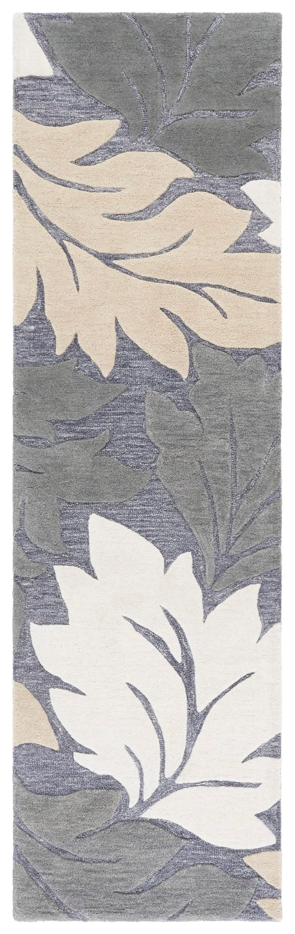 Safavieh Jardin Exquisite Hand-tufted Area Rug In Elegant Ivory And Grey For Timeless Home Decor Style Grey ,Beige 80% Wool & 20% Cotton Jar402f-9