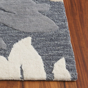 Safavieh Jardin Handtufted Runner Area Rug - Luxurious Wool & Cotton Blend For Elegant Home Décor Grey ,Beige 80% Wool & 20% Cotton Jar402f-5