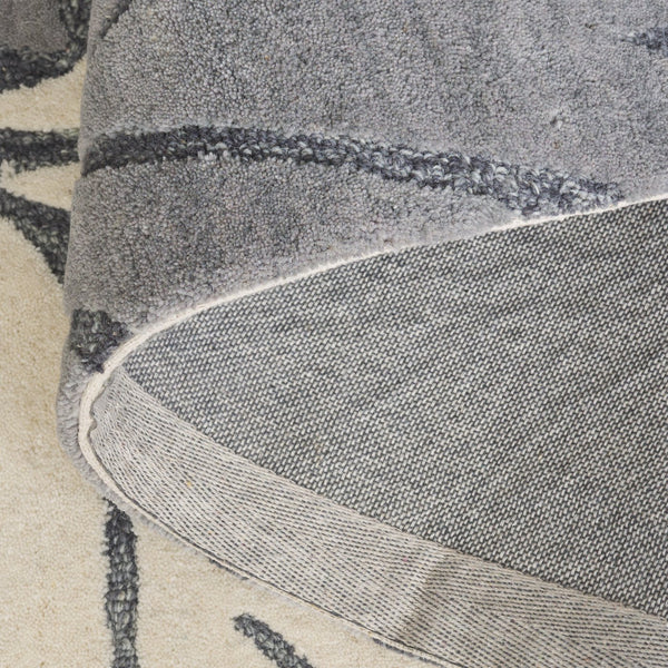 Safavieh Jardin Handtufted Runner Area Rug - Luxurious Wool & Cotton Blend For Elegant Home Décor Grey ,Beige 80% Wool & 20% Cotton Jar402f-5