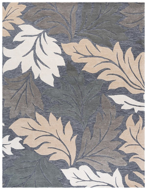 Safavieh Jardin Exquisite Hand-tufted Area Rug In Elegant Ivory And Grey For Timeless Home Decor Style Grey ,Beige 80% Wool & 20% Cotton Jar402f-9