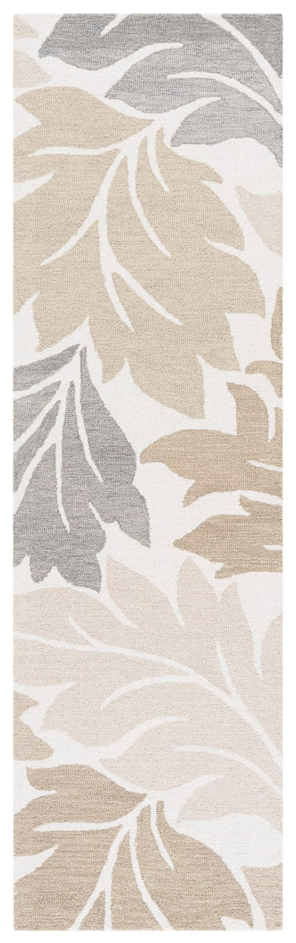 Safavieh Jardin Exquisite Hand-tufted Area Rug In Elegant Ivory And Grey For Timeless Home Decor Style Ivory ,Brown 80% Wool & 20% Cotton Jar402t-6