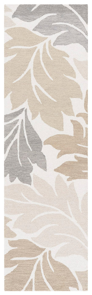 Safavieh Jardin Exquisite Hand-tufted Area Rug In Elegant Ivory And Grey For Timeless Home Decor Style Ivory ,Brown 80% Wool & 20% Cotton Jar402t-6