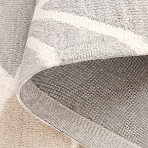 Safavieh Jardin Exquisite Hand-tufted Area Rug In Elegant Ivory And Grey For Timeless Home Decor Style Ivory ,Brown 80% Wool & 20% Cotton Jar402t-6