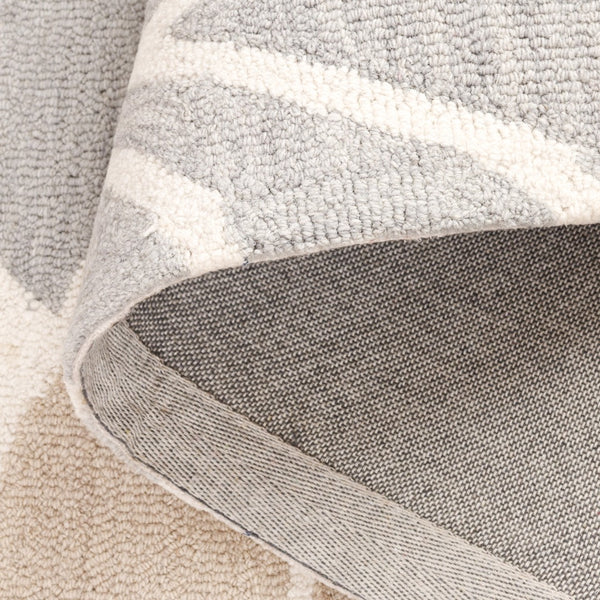 Safavieh Jardin Exquisite Hand-tufted Area Rug In Elegant Ivory And Grey For Timeless Home Decor Style Ivory ,Brown 80% Wool & 20% Cotton Jar402t-6