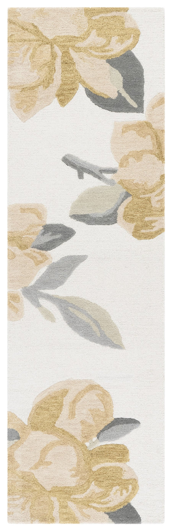 Safavieh Jardin Luxurious Handtufted Area Rug In Elegant Ivory And Beige – Enhance Your Home's Style Today! Ivory ,Beige 80% Wool & 20% Cotton Jar403b-28