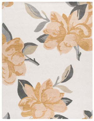 Safavieh Jardin Luxurious Handtufted Area Rug In Elegant Ivory And Beige – Enhance Your Home's Style Today! Ivory ,Beige 80% Wool & 20% Cotton Jar403b-8