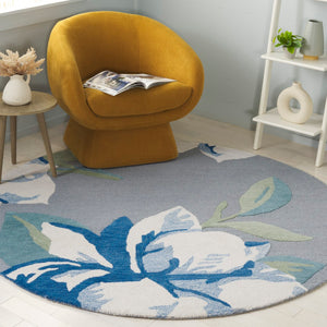 Safavieh Jardin Hand-tufted Area Rug In Ivory And Beige – Elegant Wool-cotton Blend For Timeless Decor Grey ,Ivory 80% Wool & 20% Cotton Jar403f-4