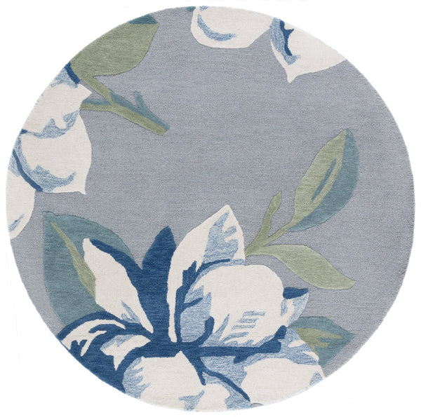 Safavieh Jardin Luxurious Handtufted Area Rug In Elegant Ivory And Beige – Enhance Your Home's Style Today! Grey ,Ivory 80% Wool & 20% Cotton Jar403f-6r