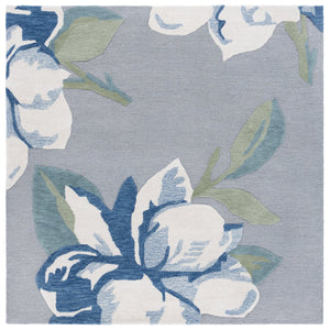 Safavieh Jardin Luxurious Handtufted Area Rug In Elegant Ivory And Beige – Enhance Your Home's Style Today! Grey ,Ivory 80% Wool & 20% Cotton Jar403f-6sq