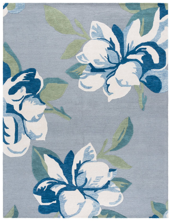 Safavieh Jardin Luxurious Handtufted Area Rug In Elegant Ivory And Beige – Enhance Your Home's Style Today! Grey ,Ivory 80% Wool & 20% Cotton Jar403f-8