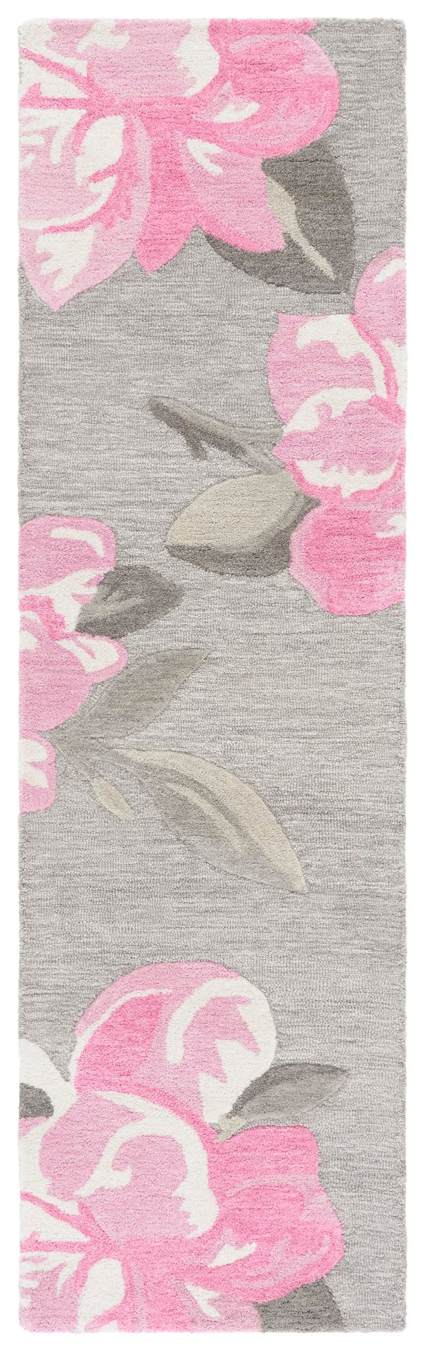 Safavieh Jardin Hand-tufted Area Rug In Ivory And Beige – Elegant Wool-cotton Blend For Timeless Decor Grey ,Pink 80% Wool & 20% Cotton Jar403u-6