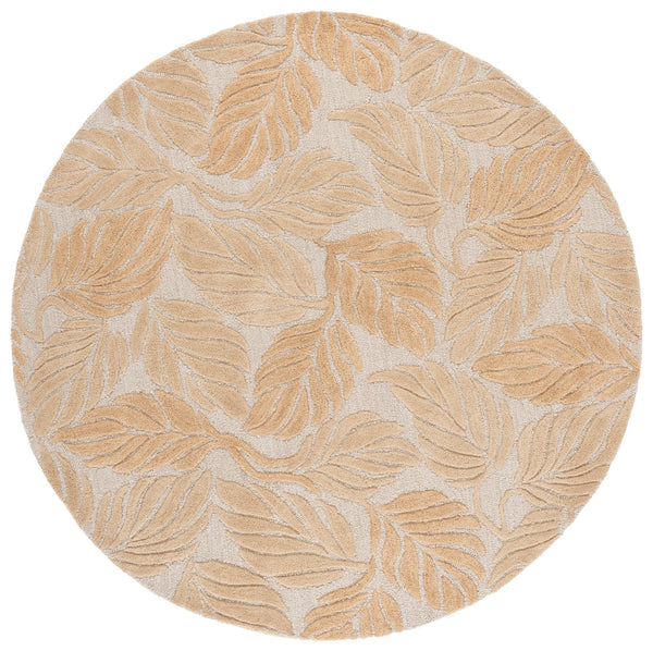 Safavieh Jardin Hand-Tufted Beige Runner Rug — Wool-Cotton Blend, Low Pile, Floral Motif For Hallways 2'-3" x 9'-0" JAR425B-29