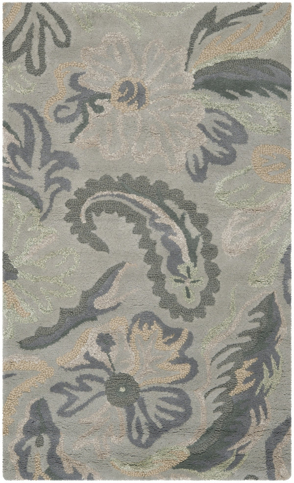 Jar463 Hand Tufted Wool Rug - Elegant Indian Design for Cozy Living Spaces and Timeless Appeal