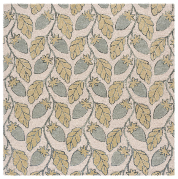 Safavieh Jardin Green Floral Area Rug — Hand-Tufted Wool-Cotton Blend, Transitional Design, Low-Profile Comfort 8'-0" x 10'-0" JAR626Y-8