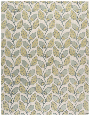 Safavieh Jardin Round Green Area Rug — Hand‑Tufted Wool & Cotton, Floral Transitional Design, Durable Texture 6'-0" x 6'-0" JAR626Y-6R