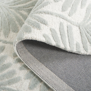 Safavieh Jardin Hand-Tufted Wool Runner In Grey Botanical Pattern — Durable Low-Profile Comfort For Halls 2'-3" x 8'-0" JAR627F-28
