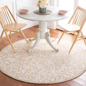 Safavieh Jardin Hand Tufted Wool Cotton Blend Area Rug - Timeless Elegance For Any Room Decor Style Ivory ,Beige 80% Wool,20% Cotton Jar753a-9