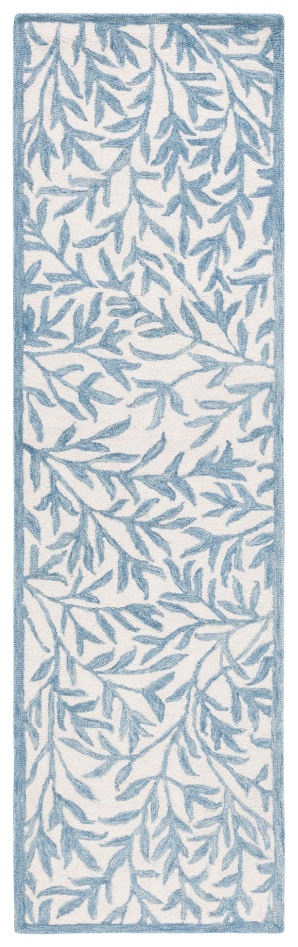 Safavieh Jardin Hand Tufted Wool Cotton Blend Area Rug - Timeless Elegance For Any Room Decor Style Ivory ,Blue 80% Wool,20% Cotton Jar753l-211