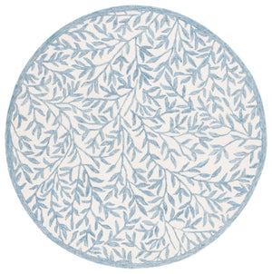 Safavieh Jardin Hand Tufted Wool Cotton Blend Area Rug - Timeless Elegance For Any Room Decor Style Ivory ,Blue 80% Wool,20% Cotton Jar753l-211