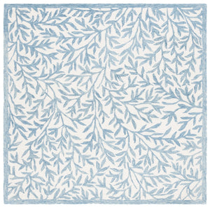 Safavieh Jardin Hand Tufted Wool Cotton Blend Area Rug - Timeless Elegance For Any Room Decor Style Ivory ,Blue 80% Wool,20% Cotton Jar753l-211