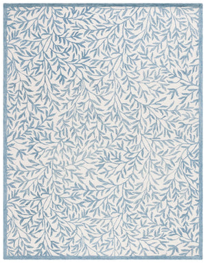 Safavieh Jardin Hand Tufted Wool Cotton Blend Area Rug - Timeless Elegance For Any Room Decor Style Ivory ,Blue 80% Wool,20% Cotton Jar753l-211