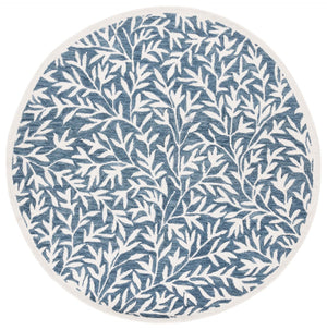 Safavieh Jardin Hand Tufted Wool Cotton Blend Area Rug - Timeless Elegance For Any Room Decor Style Blue ,Ivory 80% Wool,20% Cotton Jar753m-6