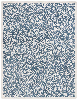 Safavieh Jardin Hand Tufted Wool Cotton Blend Area Rug - Timeless Elegance For Any Room Decor Style Blue ,Ivory 80% Wool,20% Cotton Jar753m-6